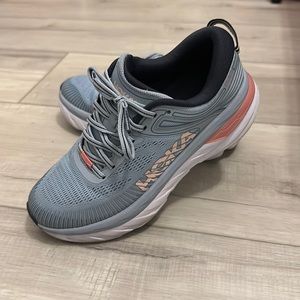 Hoka Bondi 7 Women’s 7.5 in Blue fog/Ombré